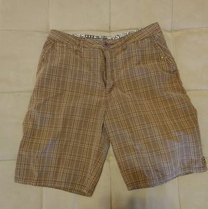 Quicksilver plaid shorts